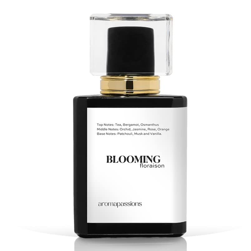 BLOOMING Floral Perfume for Women - Inspired by VK RLF FLOWERBOMB | Long-Lasting Extrait De Parfum | Essential Oil Fragrance Dupe | 50ml/1.7oz | Perfect for Date Nights, Office Wear & Special Occasions