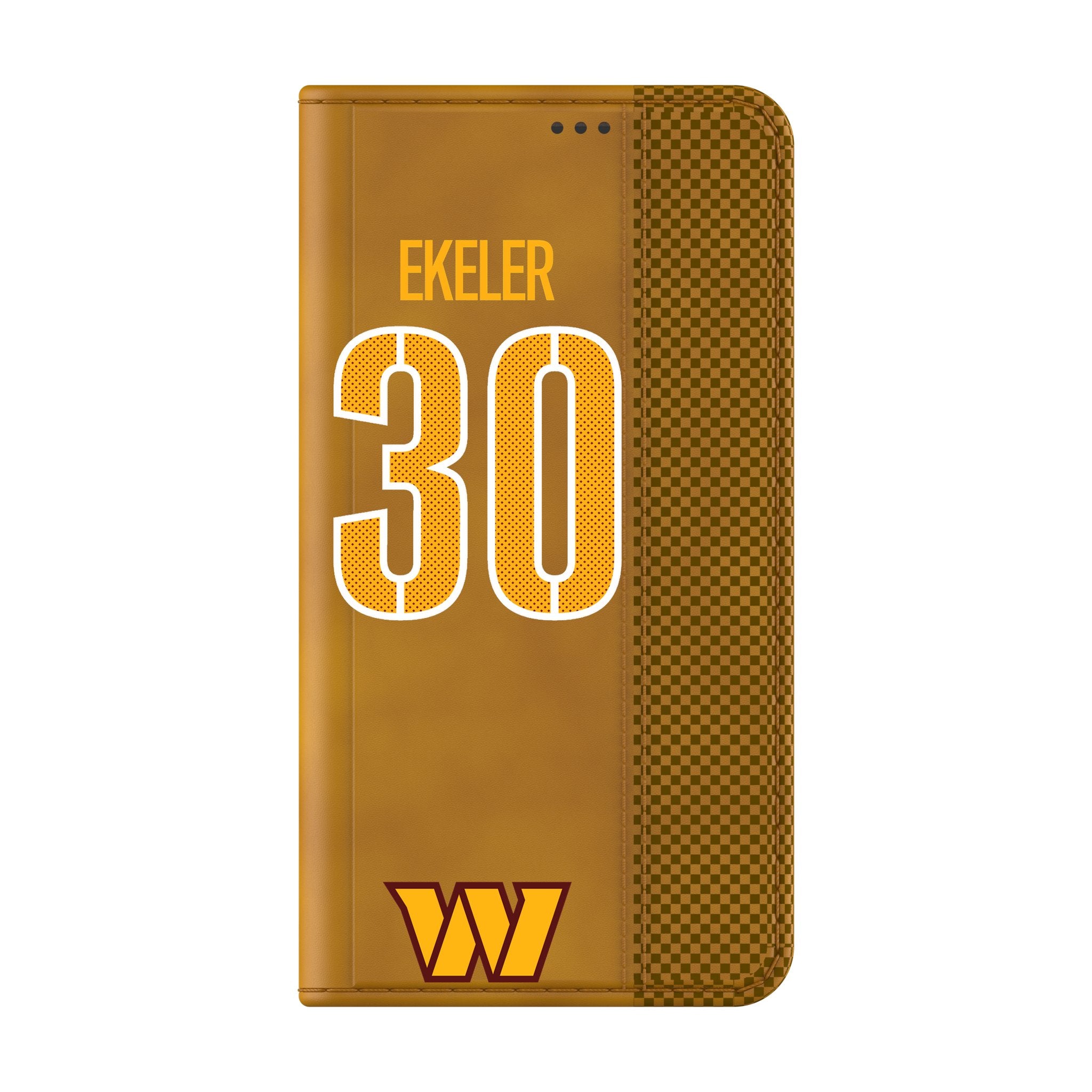 Austin Ekeler Washington Commanders 30 Game Tactic Folio Phone Case for Samsung Galaxy - Perfect for NFL Fans & Game Day Protection