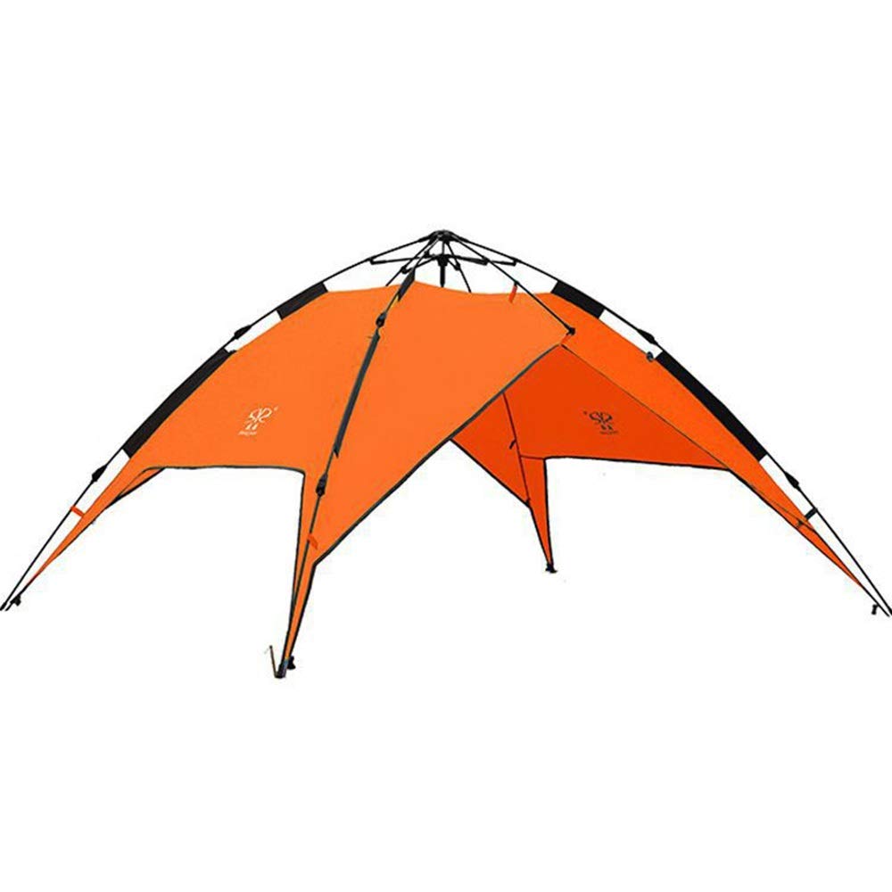 Outdoor Camping Tent - Lightweight & Waterproof for Hiking, Fishing, Picnics, Backyard Camping (Orange, One Size) - Perfect for Family Adventures & Weekend Getaways