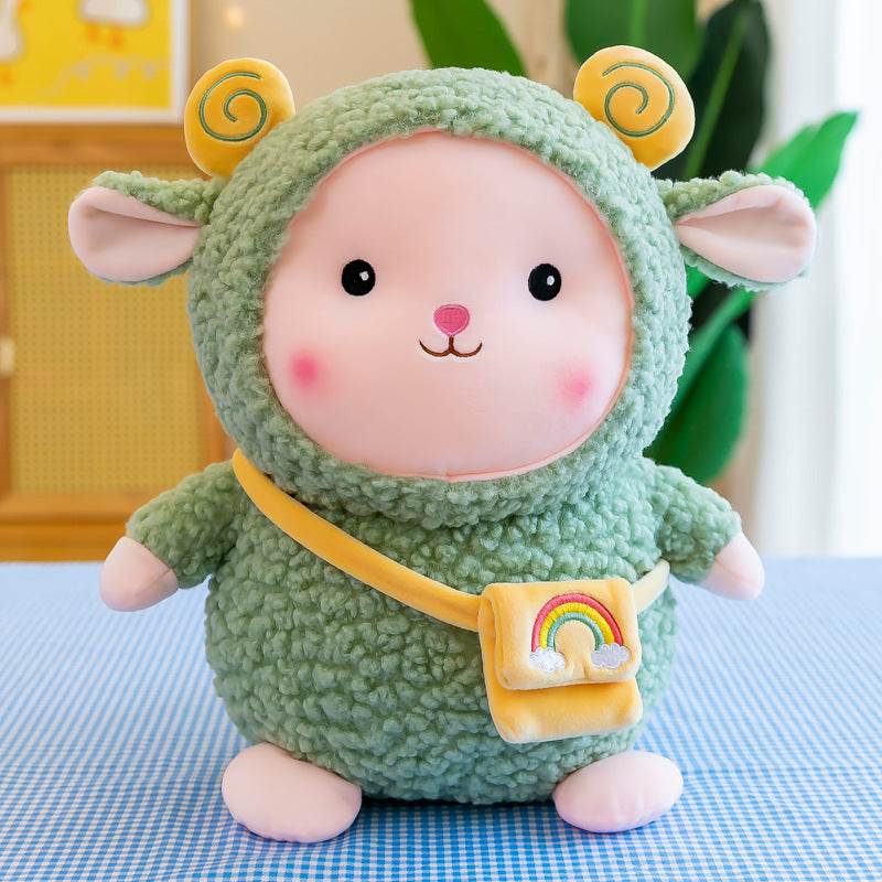 Giant Fluffy Fleece Lamb Plush Toy - Ultra Soft Stuffed Animal for Kids, Baby Shower Gift & Nursery Decor | Perfect for Cuddling, Bedtime Comfort & Playtime