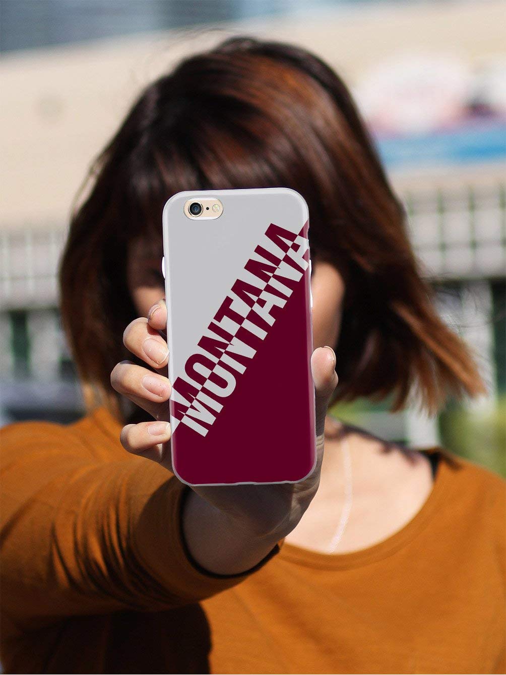 Montana State Pride iPhone 12 Pro Max Case - 3D Textured Protective Cover with Shock Absorption | Perfect for Outdoor Adventures & Daily Use