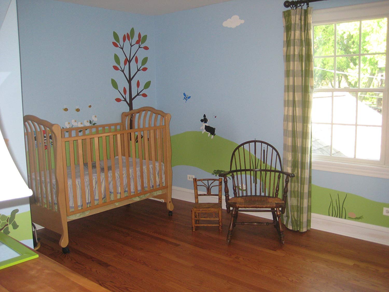 Forest Theme Wall Stencil Kit - DIY Nursery Wall Decor for Kids Room, Baby Shower & Woodland Themed Nursery - Easy to Use Reusable Stencils for Painting & Home Decoration