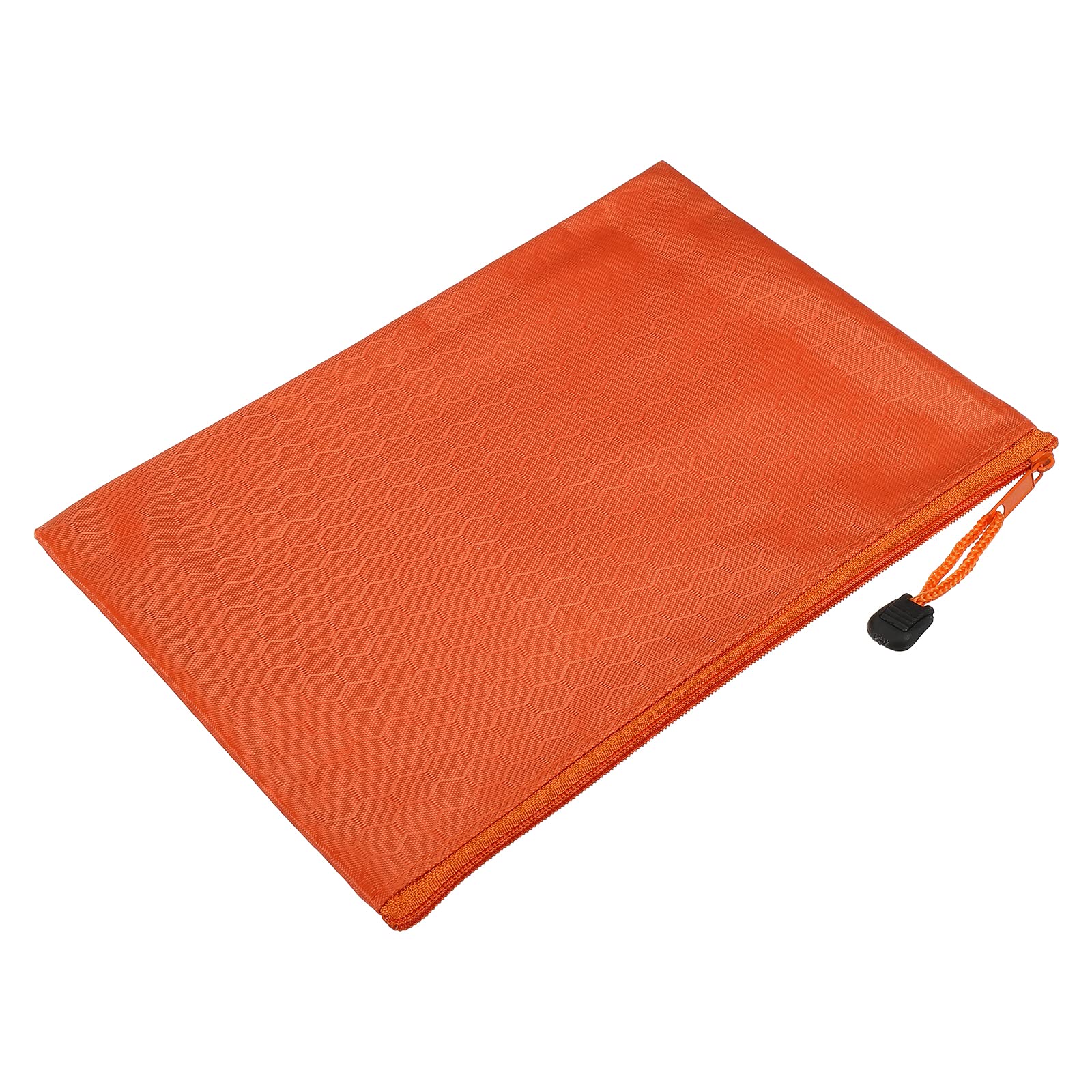 Waterproof A5 Zipper File Bags 10 Pack - Document Organizer Pouch for Office, School & Travel Supplies - Orange Storage Solution for Papers, Passports & Receipts