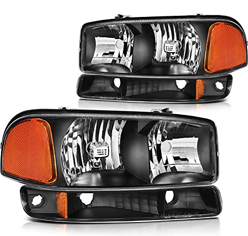 Black Housing Amber Reflector Clear Lens