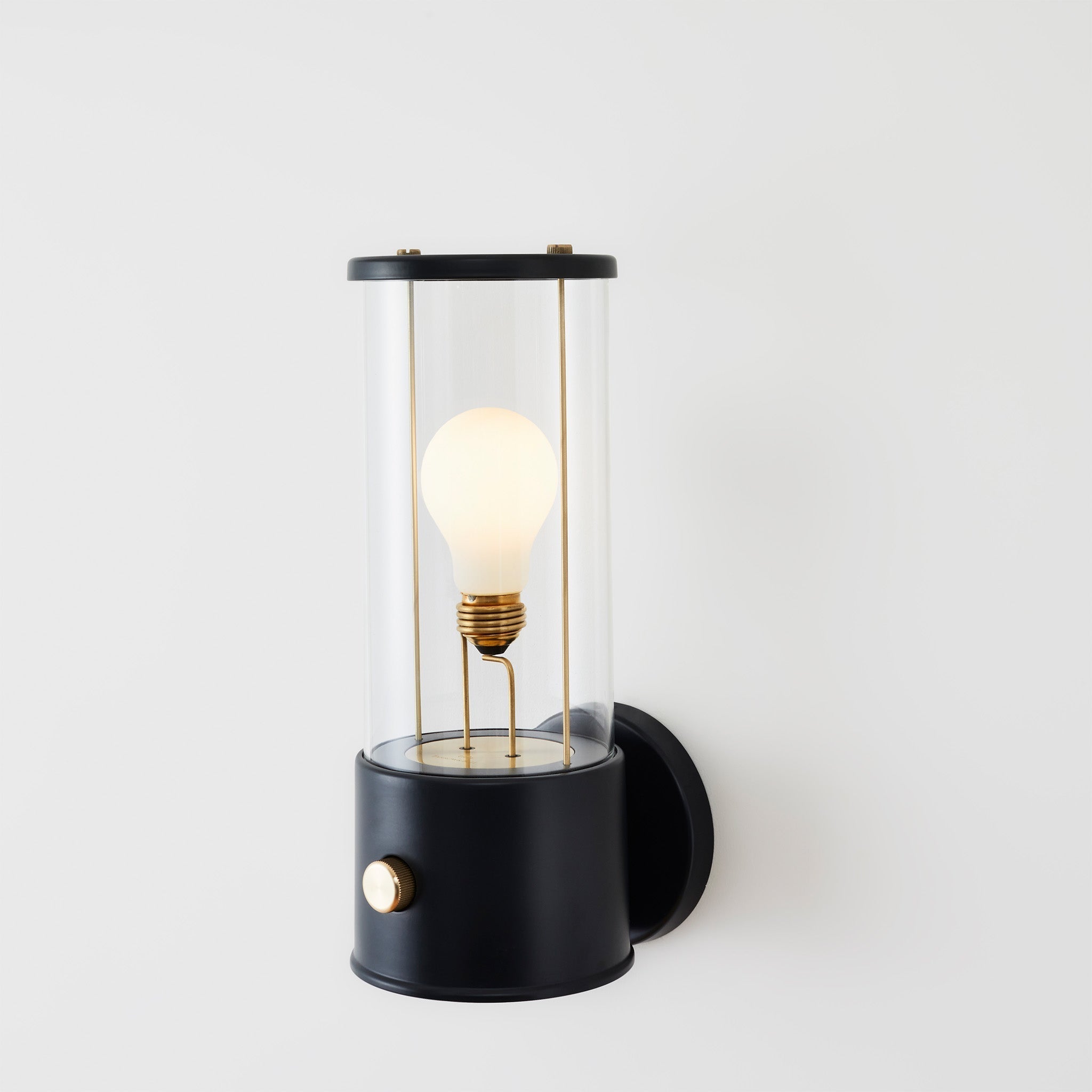The Muse Wall Light in Hackles Black - Modern Black Sconce for Bedroom, Living Room & Hallway - Elegant Wall Lighting Fixture for Home Decor