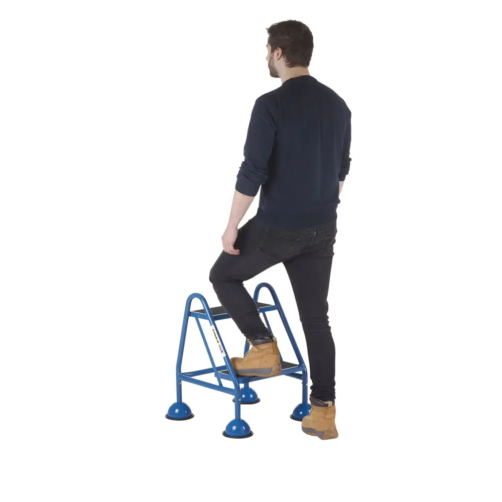 Climb It UK Domed Feet Handy Steps - Portable Lightweight Ladder for Home, Garage, and Outdoor Use