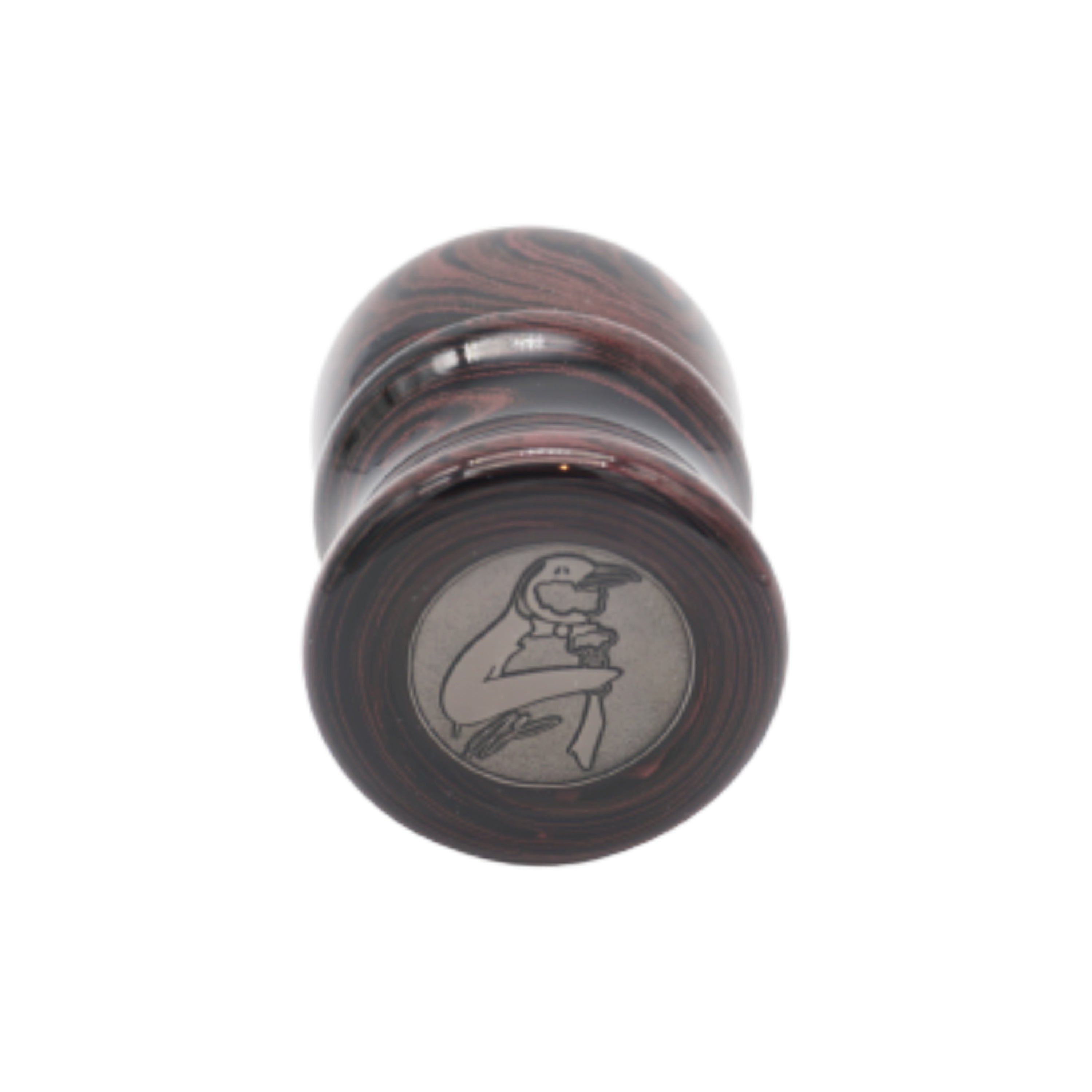 Premium Handcrafted Raspberry Ebonite Shaving Brush Handle - Compatible with 24mm & 26mm Knots - Luxury Wet Shaving Accessory for Men's Grooming Routine