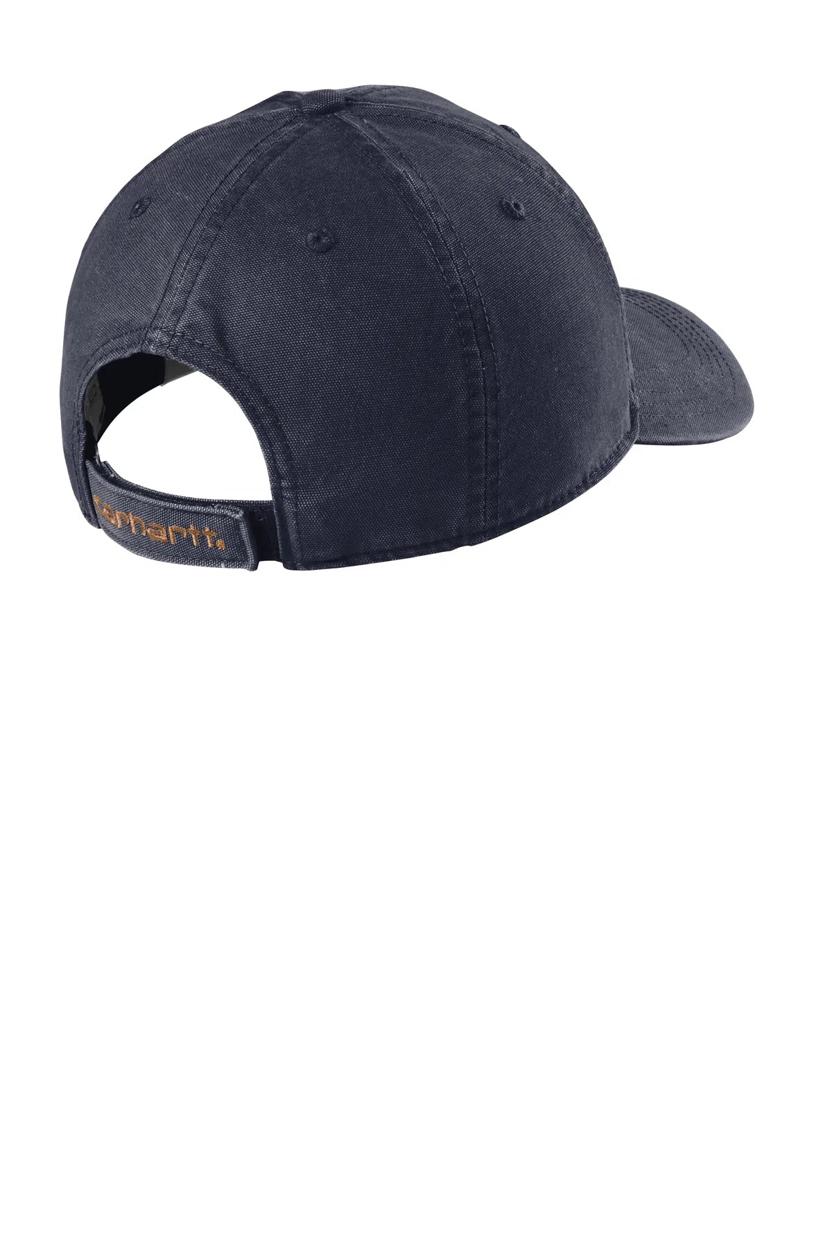 Carhartt Cotton Canvas Custom Baseball Caps for Men & Women - Adjustable Navy Blue Hat for Work, Outdoor & Casual Wear