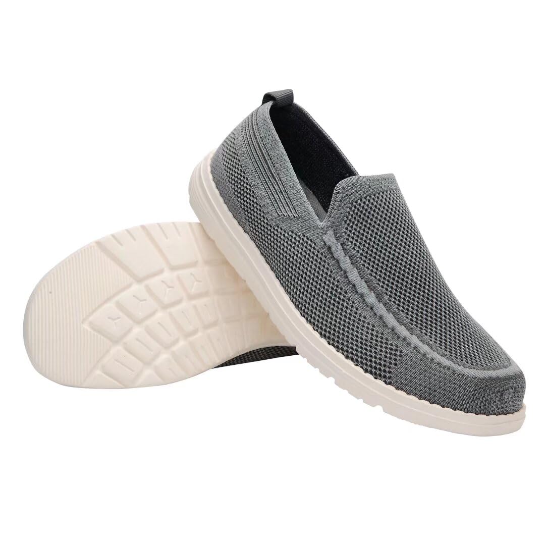 **TAZERO Men's Wide Width Slip-On Loafers with Arch Support – Comfortable Casual Shoes for Plantar Fasciitis – Perfect for Work, Travel & Everyday Wear**