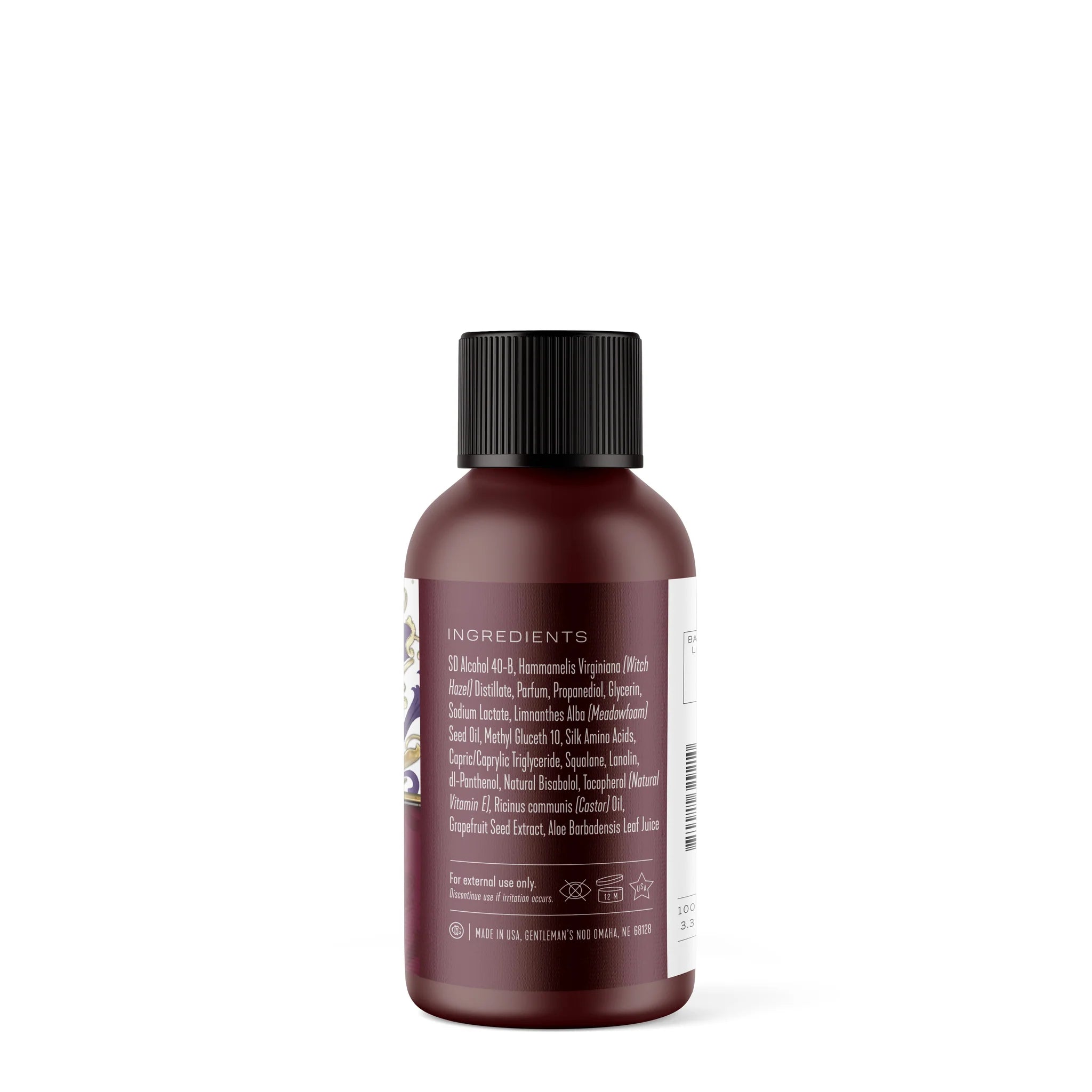 Gentleman’s Nod PASSION POIVRÉE Aftershave Splash for Men - Premium Post-Shave Soothing Lotion with Spicy Scent - Perfect for Daily Grooming & Special Occasions