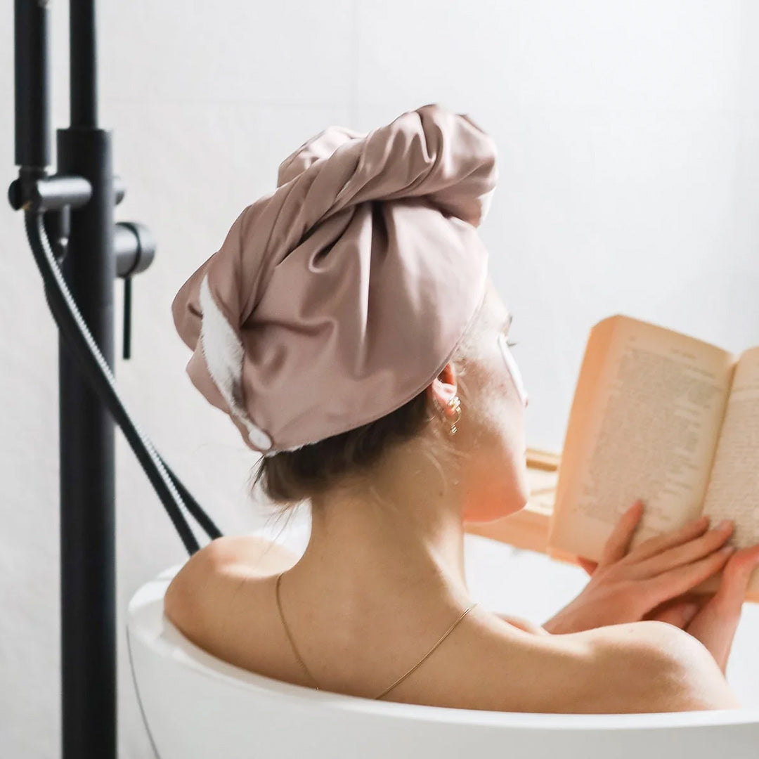 Soft Microfiber Hair Towel Wrap for Women - Quick Dry Turbans for Curly & Long Hair - Perfect for Post Shower, Gym & Salon Use
