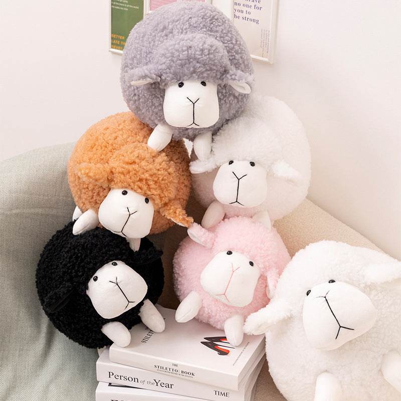 Chonky Cloud Sheep Plushie - Ultra Soft Stuffed Animal Toy for Kids & Adults | Cute Kawaii Pillow for Bedroom Decor, Nursery, Gift Giving and Cuddling