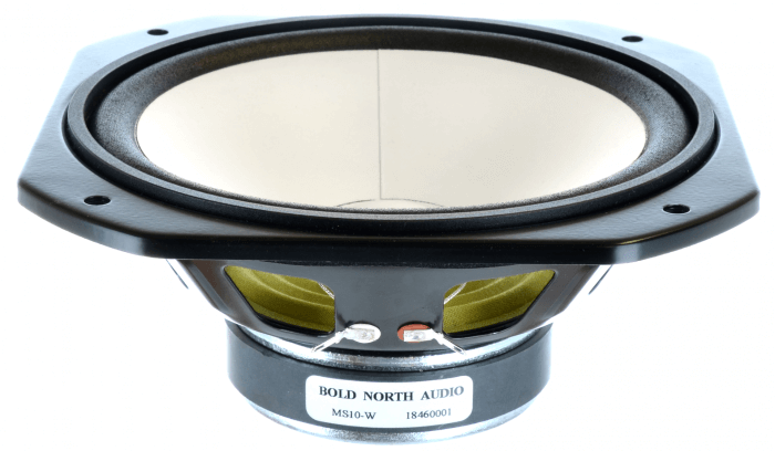 Bold North Audio MS10 W 7 8 Ohm Square Woofer Replacement for Yamaha NS-10 Studio Monitor - Perfect for Studio Recording, Music Production & Sound Reinforcement