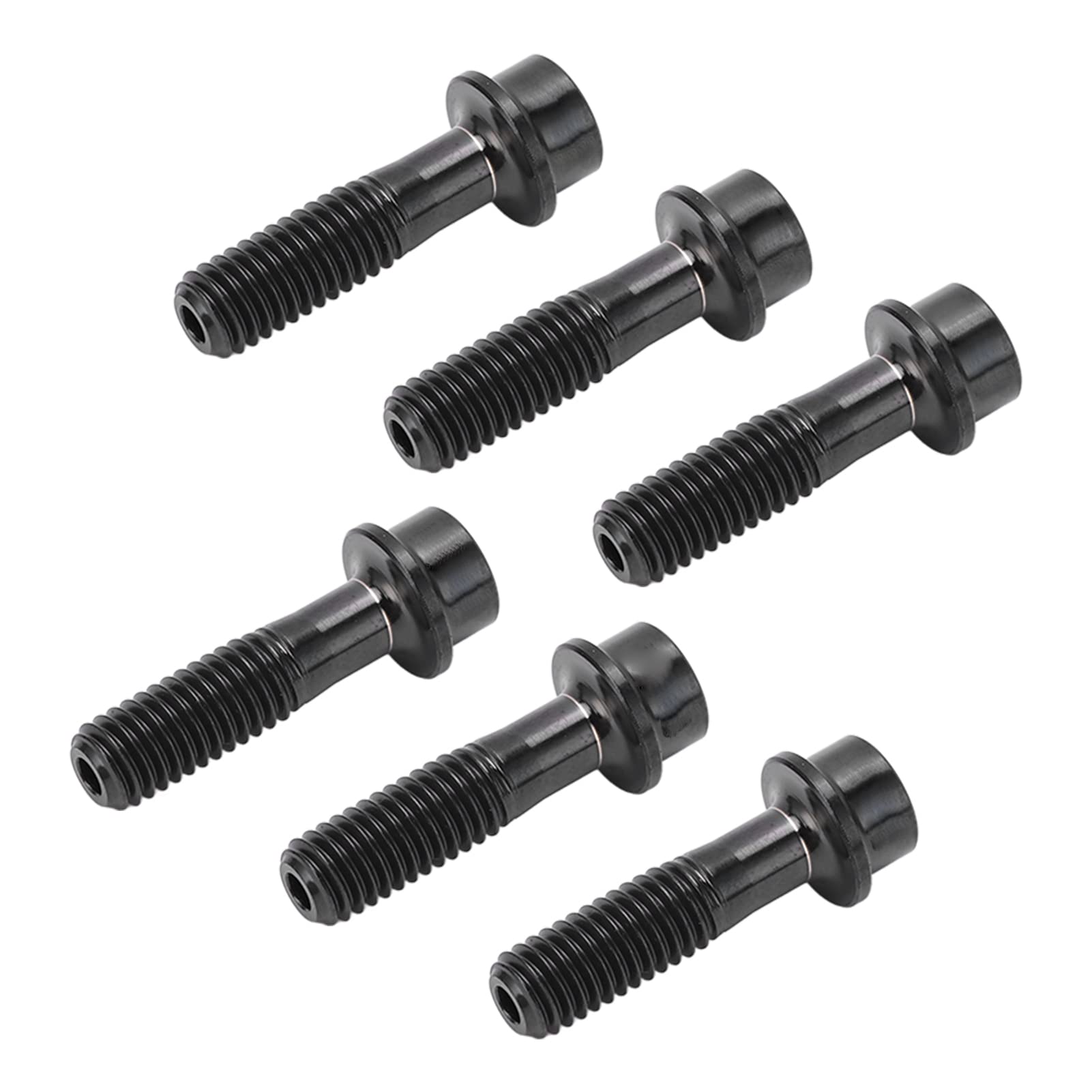 VGEBY 6Pcs M5x18mm Bicycle Stem Fixing Screws - Black Hollow Bike Brake Lever Bolts for Mountain & Road Bikes | Durable Replacement Parts for Cycling Maintenance & Repair