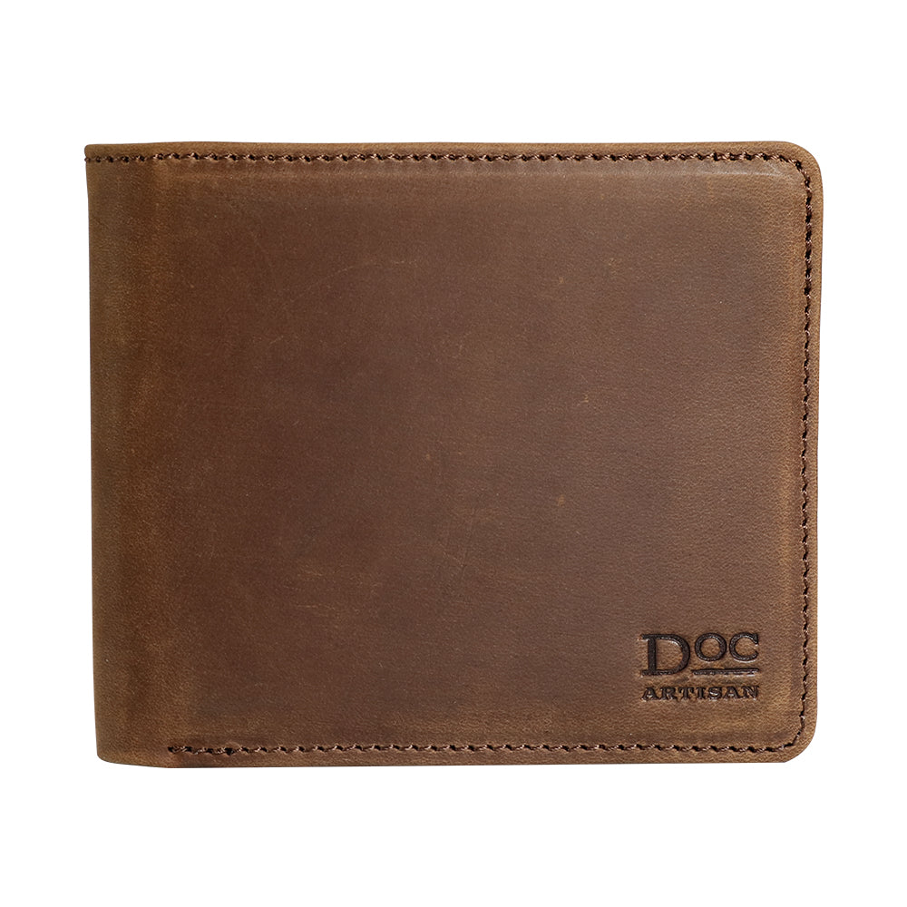 Classic Leather Wallet for Men - Slim RFID Blocking Bifold Wallet with Money Clip | Perfect for Everyday Use, Travel & Business