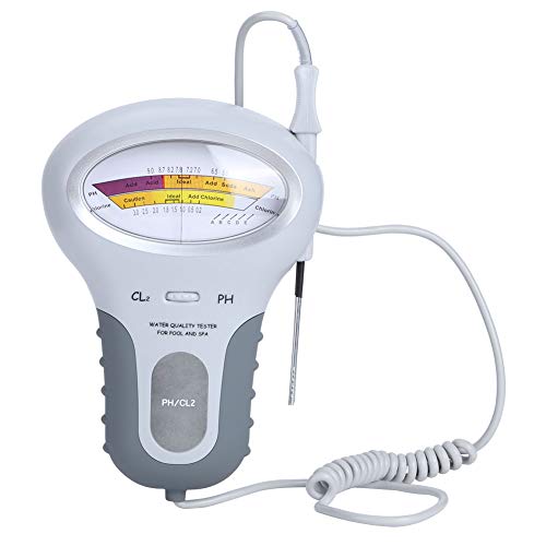 Portable Water Tester - Accurate pH & Chlorine Detection, Stable Performance for Home, Pool, and Aquarium Water Testing