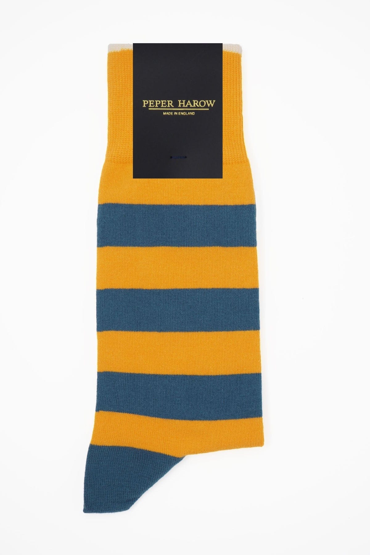 Equilibrium Men's Organic Cotton Socks - Breathable & Comfortable Yellow Crew Socks for Everyday Wear | Perfect for Work, Gym & Casual Outfits