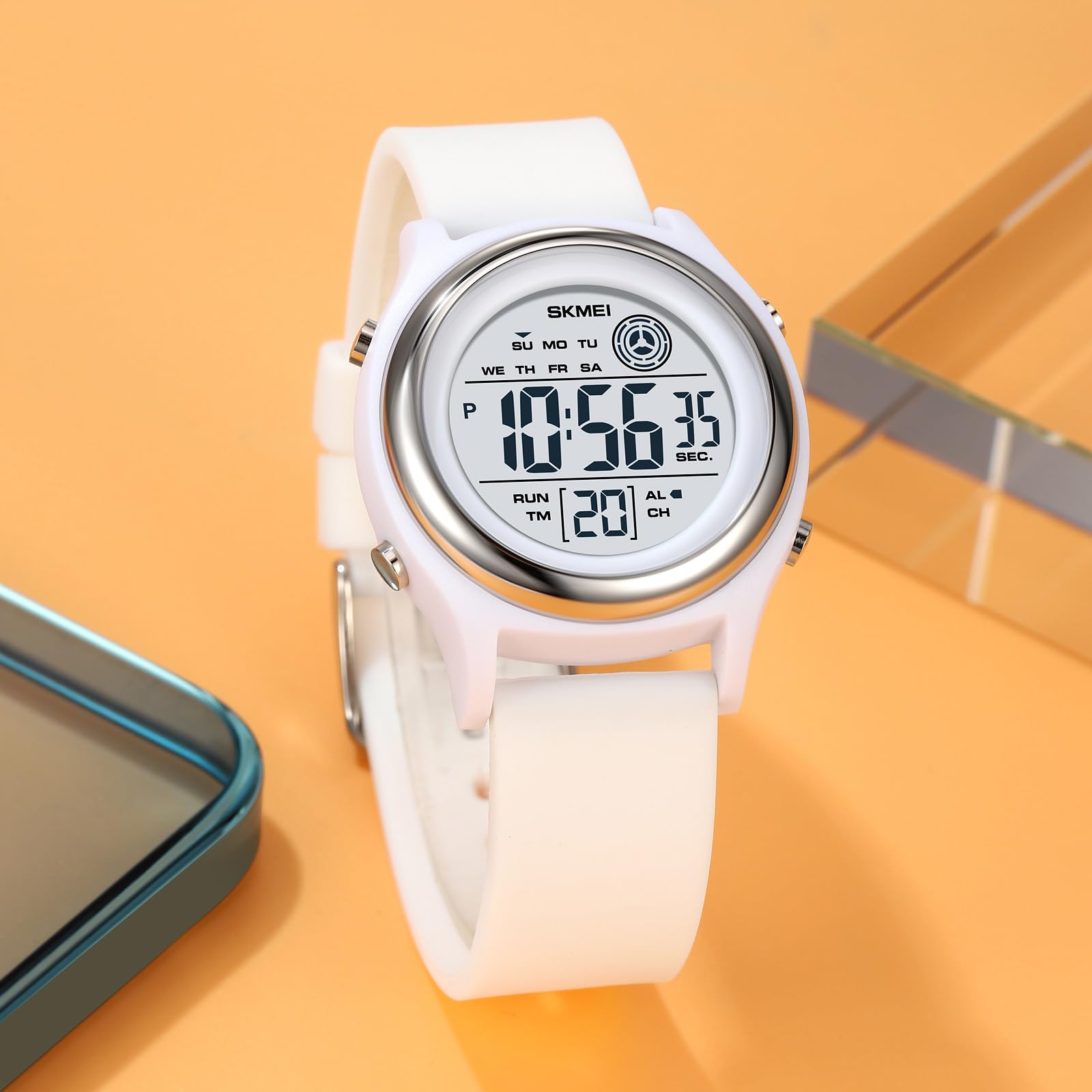 FANMIS Unisex Digital Sports Watch - Waterproof, Luminous, Multi-Functional Minimalist Design for Students & Outdoor Activities | Perfect for Running, Swimming, Gym & Daily Wear