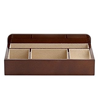 Luke Jewelry Box for Women - Elegant Wooden Jewelry Organizer with Mirror | Perfect for Necklaces, Rings, Earrings & Bracelets | Great Gift Idea for Birthday, Anniversary & Valentine's Day