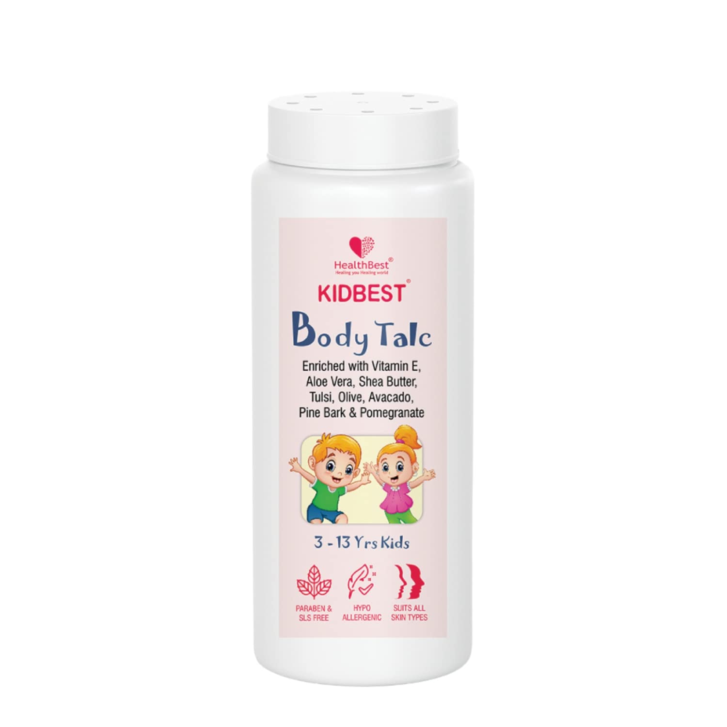Healthbest Face Wash and Body Talc Combo - Gentle Cleansing & Freshness for Sensitive Skin | Daily Skincare Routine & Post-Workout Refreshment