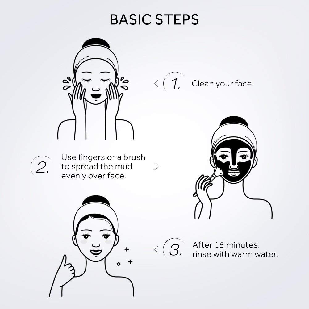 Charcoal Blackhead Remover Mask - Deep Cleansing & Purifying Face Mask for Women & Men - Removes Excess Dirt, Oil & Impurities - Perfect for Daily Skincare & Acne Treatment