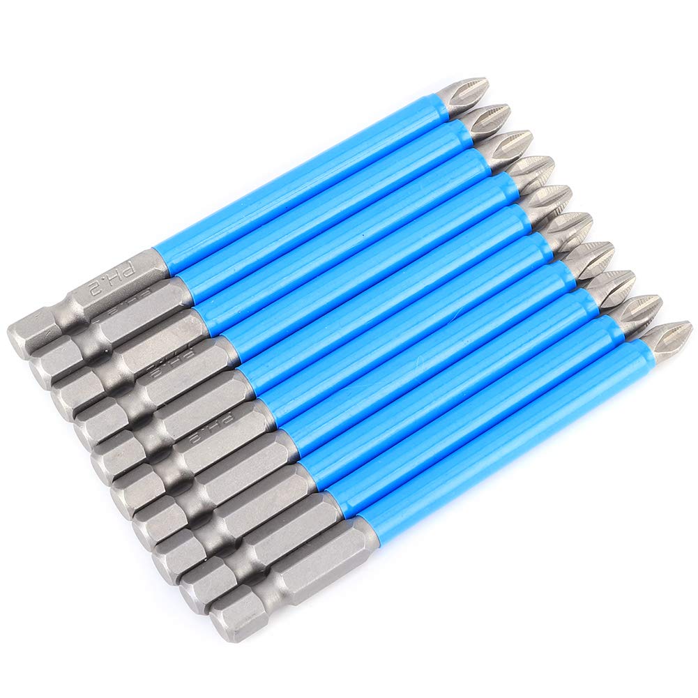 10Pcs Anti-Slip Drill Bits Set - Rust Resistant 3.5