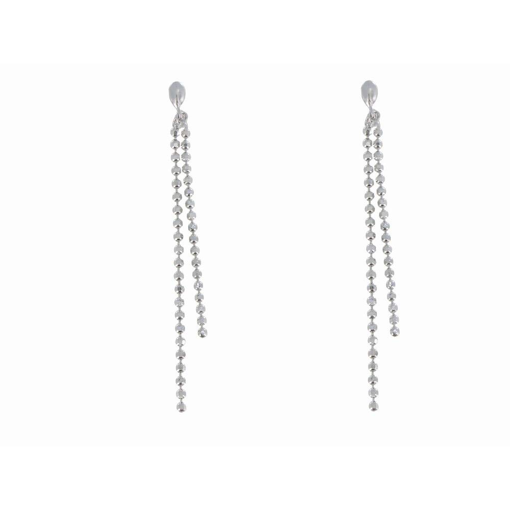 Simple Sterling Silver Ball Earrings - Elegant Wire Hoop Earrings for Women | Perfect for Everyday Wear, Parties & Gifts