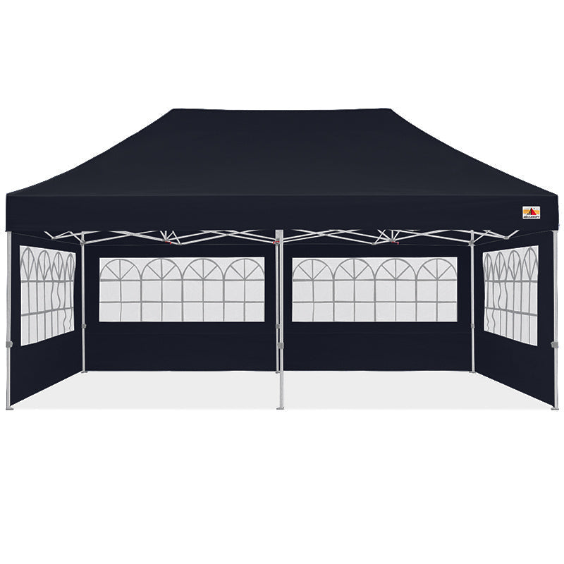 ABCCANOPY Commercial Pop Up Canopy Tent with Window Sidewalls - 8x8, 10x10, 10x15, 10x20 ft S1 Series - Perfect for Church Events, Outdoor Weddings, Farmers Markets & Flea Markets