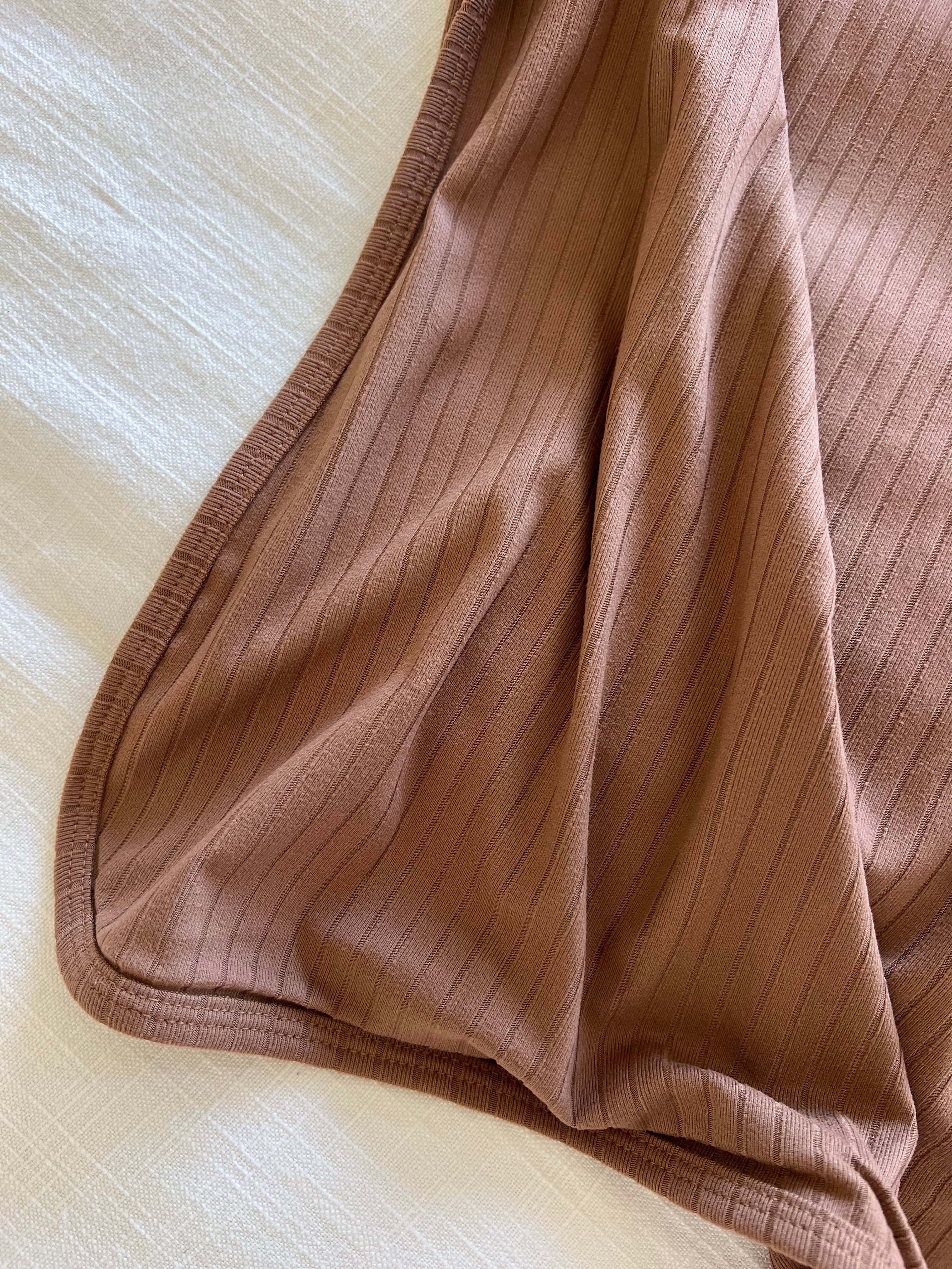 Luxury Mocha Ribbed Knit Sweater for Women - Cozy Winter Pullover, Soft & Stylish Casual Wear for Office, Dates & Outings