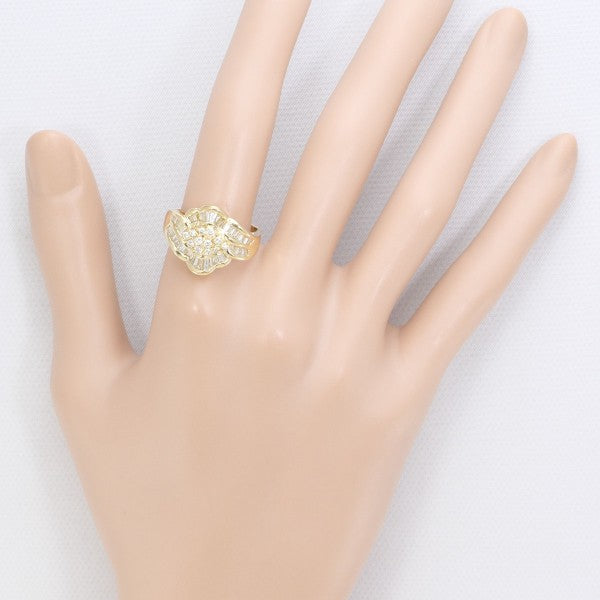 18K Yellow Gold Diamond Ring for Women - Elegant Solitaire Engagement & Wedding Band - Perfect for Proposals, Anniversaries & Special Occasions