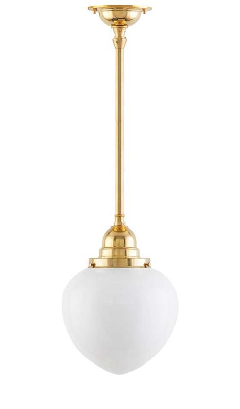 Modern White Drop Ceiling Pendant Light for Bathroom - 100W Energy Efficient LED Fixture - Perfect for Bathroom, Bedroom, and Hallway Lighting