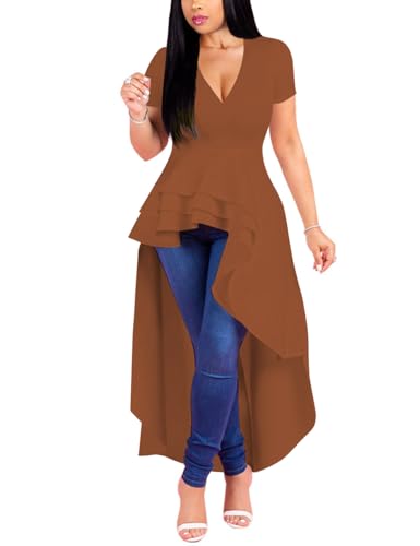3# Brown( V Neck )