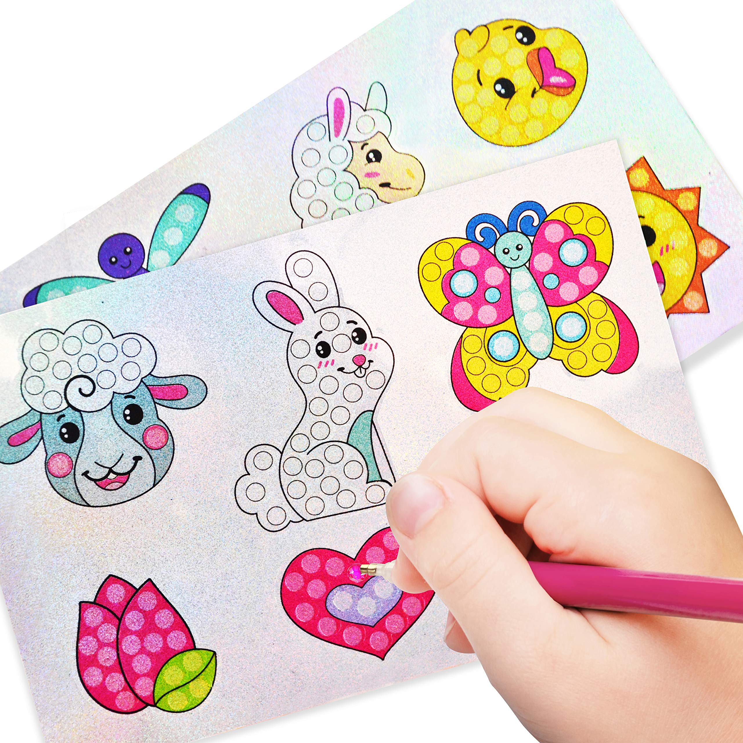 Easter DIY Diamond Painting Kit for Kids - Gem Art Craft with Suncatchers & Keychains | Easter Arts & Crafts Supplies, Creative Activity, Party Decorations | Perfect for Easter Gifts, Classroom Projects & Holiday Decor