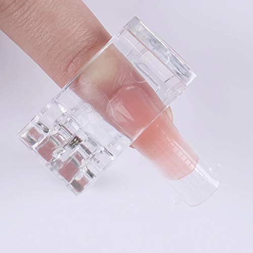 BORN PRETTY 1PC Transparent False Nail Clips for Quick Gel Extension - Professional Nail Tips Clamp for Manicure & Nail Art (BP-Nail Clip) - Perfect for Salon, Home DIY & Nail Extension