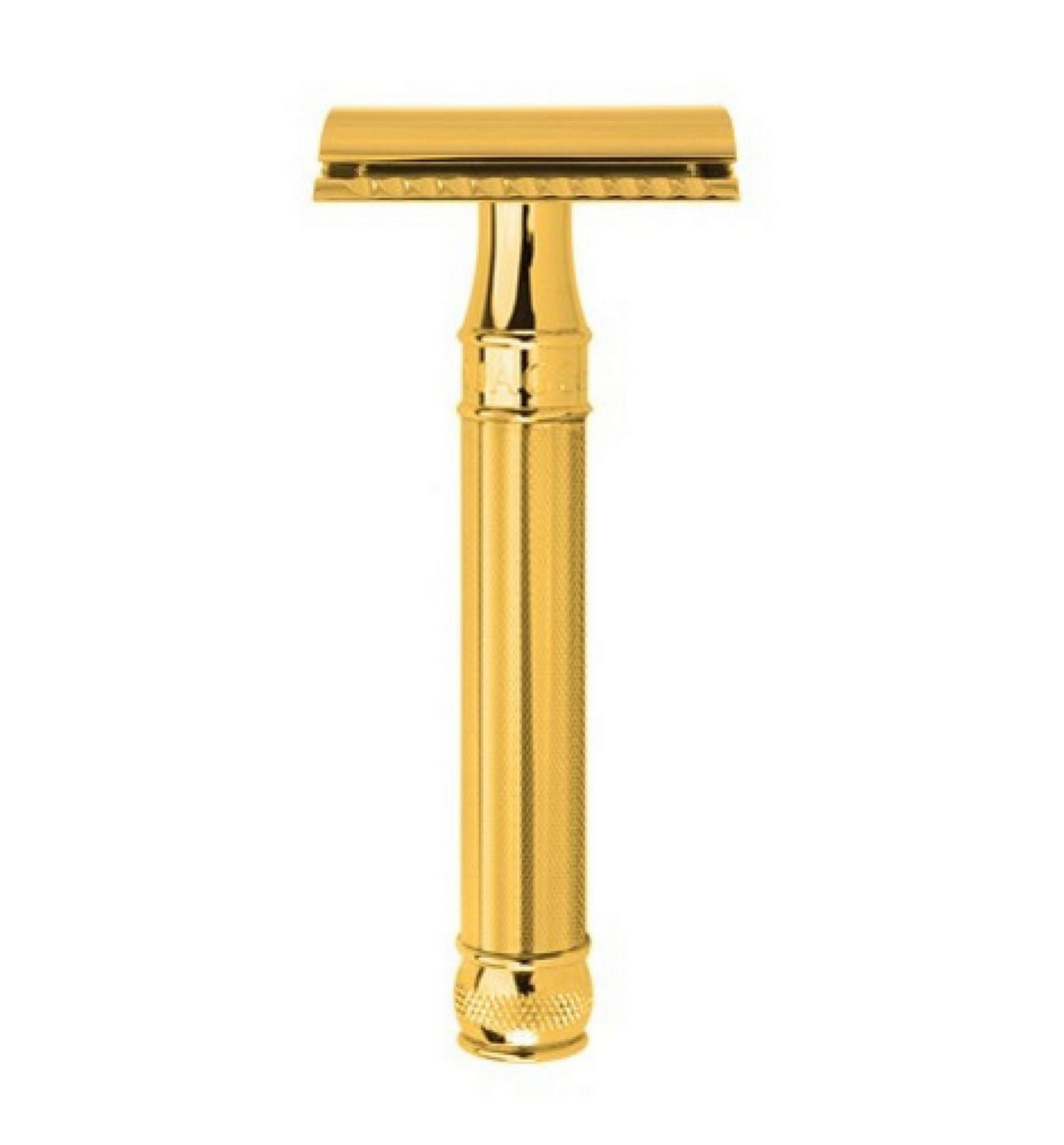 Edwin Jagger DE8 Gold Barley Double Edge Safety Razor - Premium Shaving for Men - Perfect for Wet Shaving & Travel Grooming