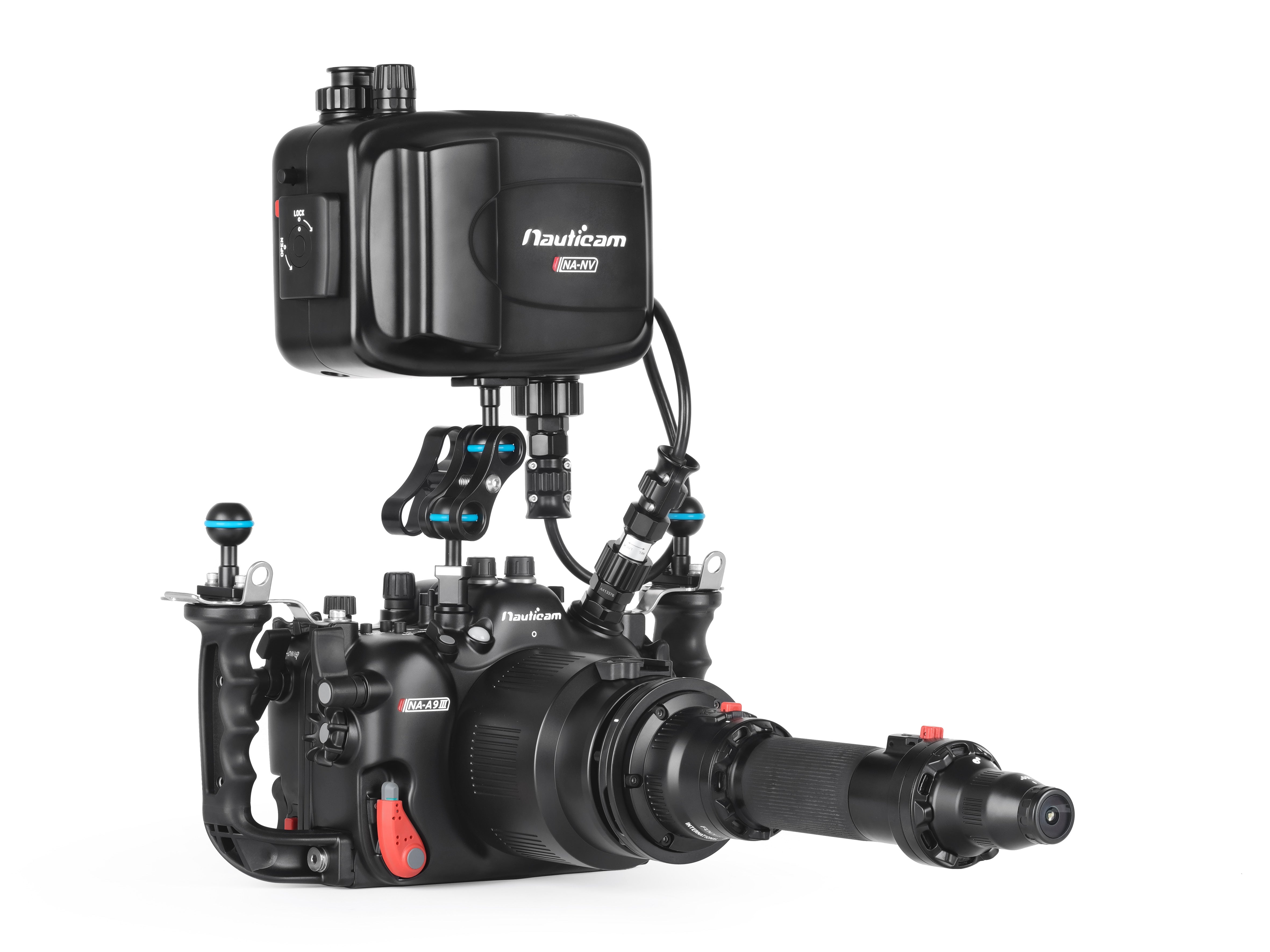 Professional Underwater Housing for Sony A9III & A1II Cameras - Waterproof Case for Scuba Diving, Surf Photography & Marine Exploration