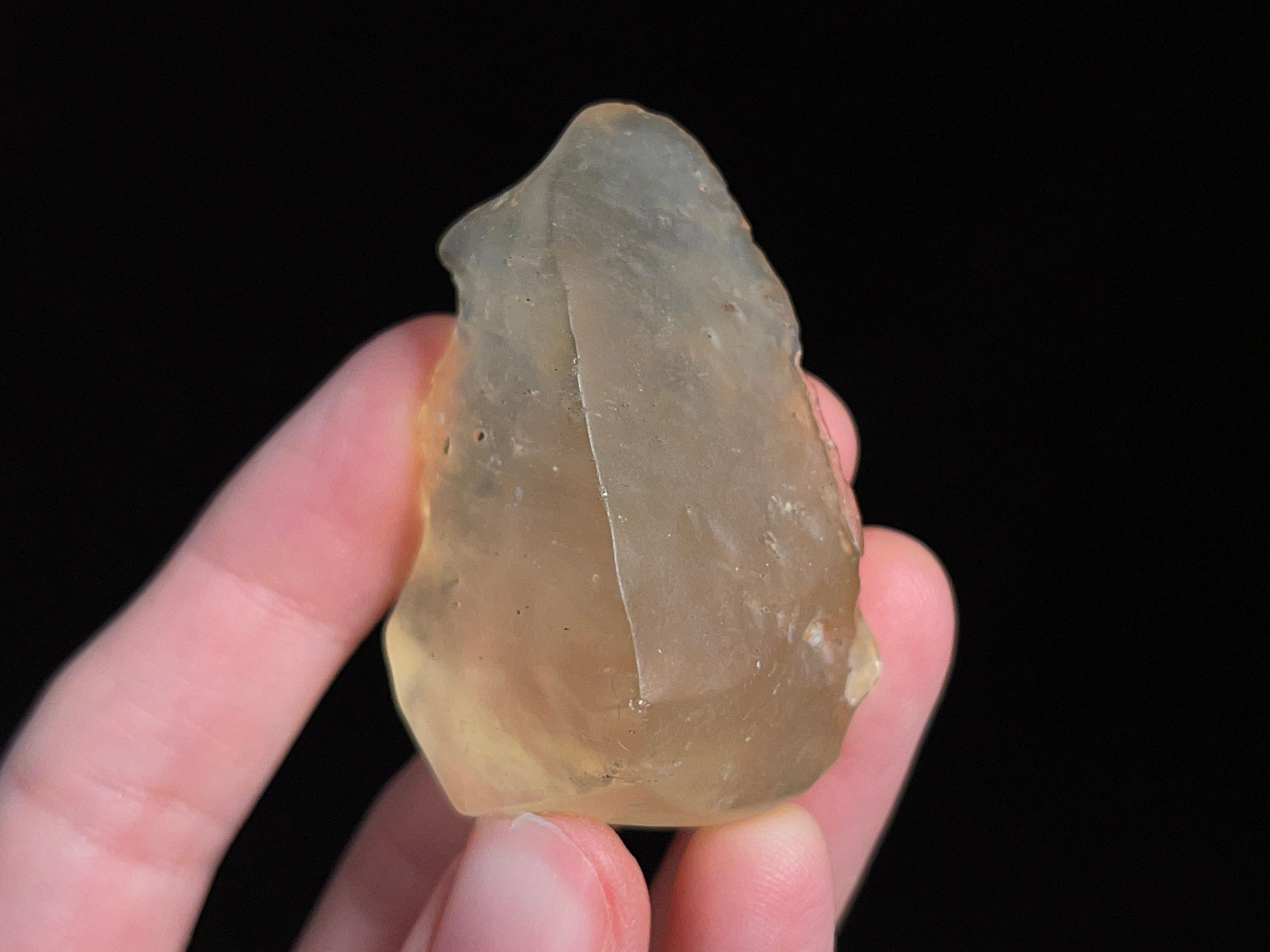 Premium Libyan Desert Glass Raw Crystal - Rare 2A Grade 27.3g - Natural Metaphysical Healing Stone for Meditation, Energy Work & Jewelry Making