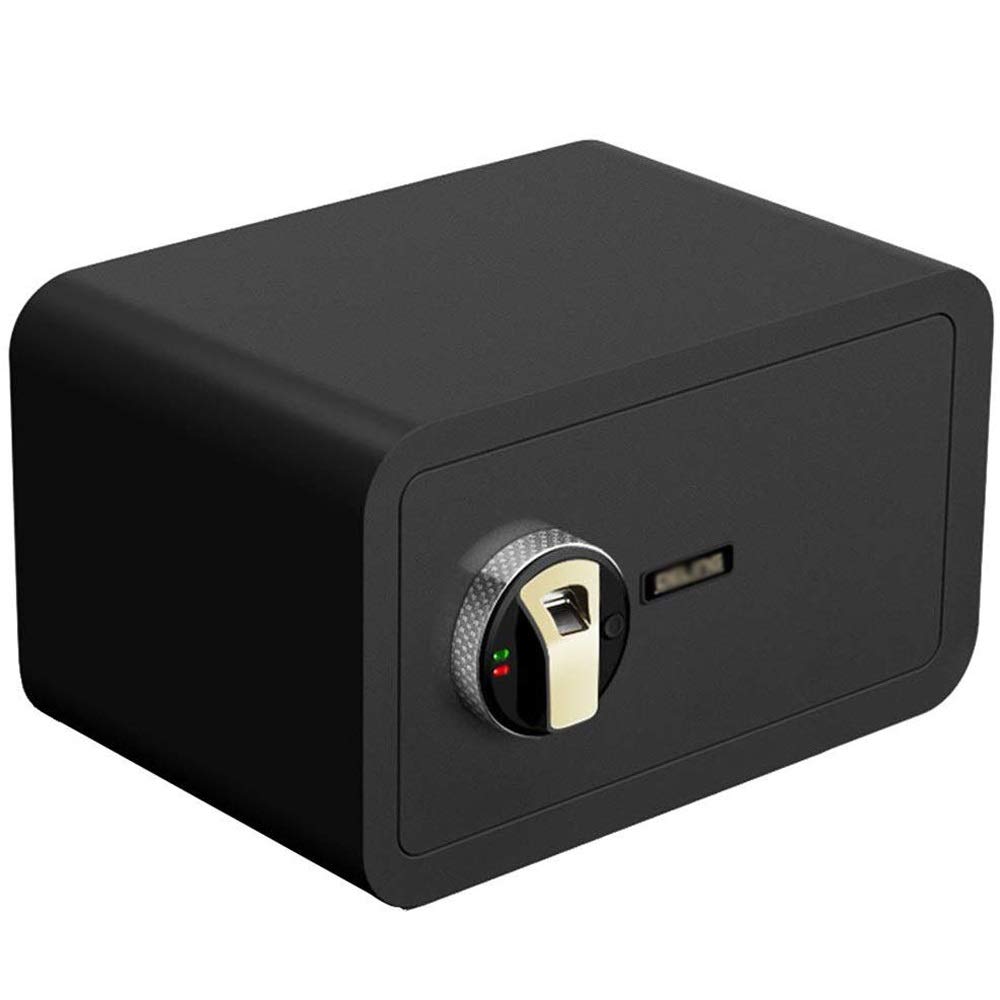 Steel Home Security Safe - Fireproof & Anti-Theft Wall Safe with Fingerprint & Digital Keypad - Perfect for Bedroom, Office & Valuables Protection