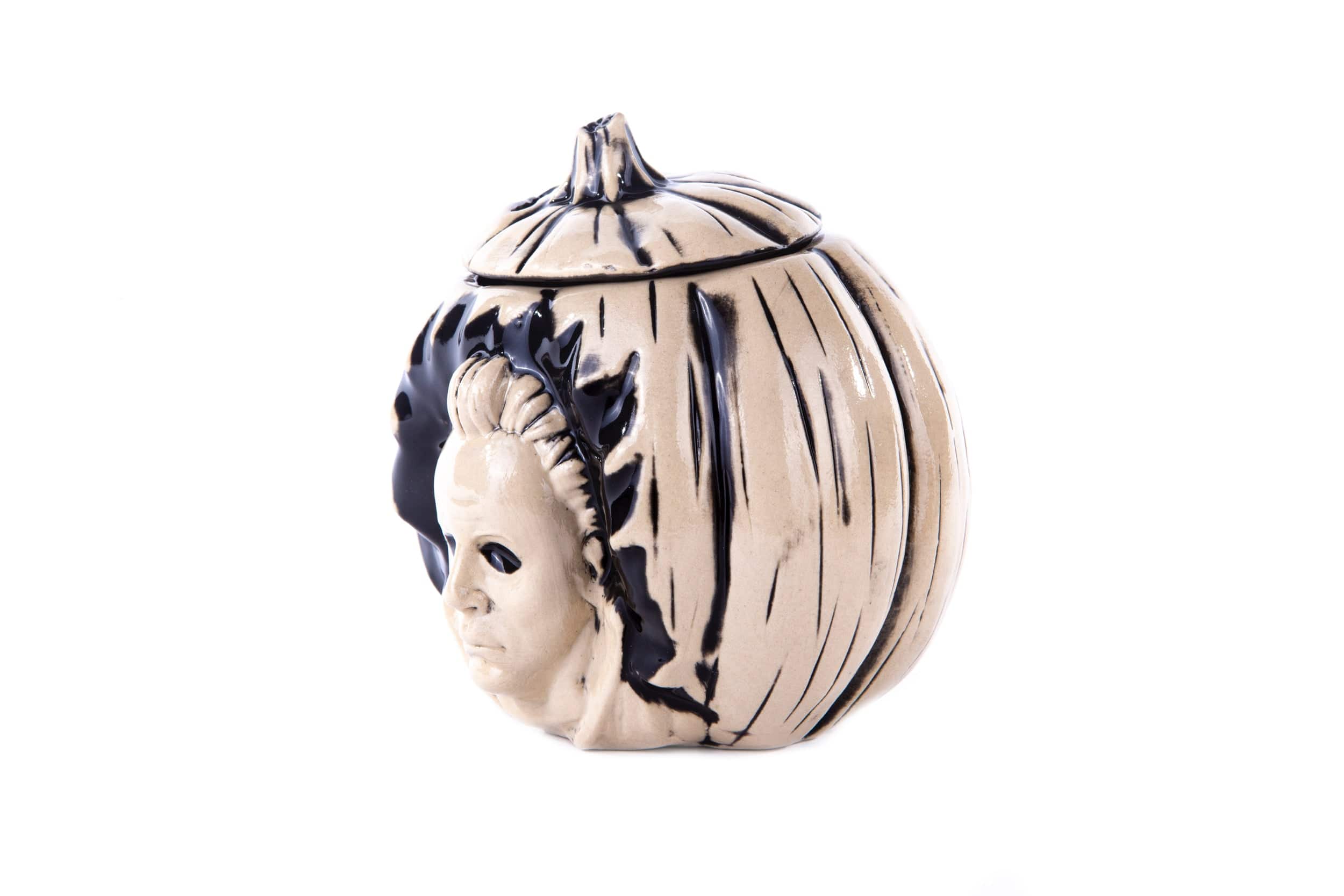 Halloween Tiki Mug (Beyond Fest Black) - Spooky Ceramic Cup for Halloween Parties, Themed Events & Tropical Drink Serving