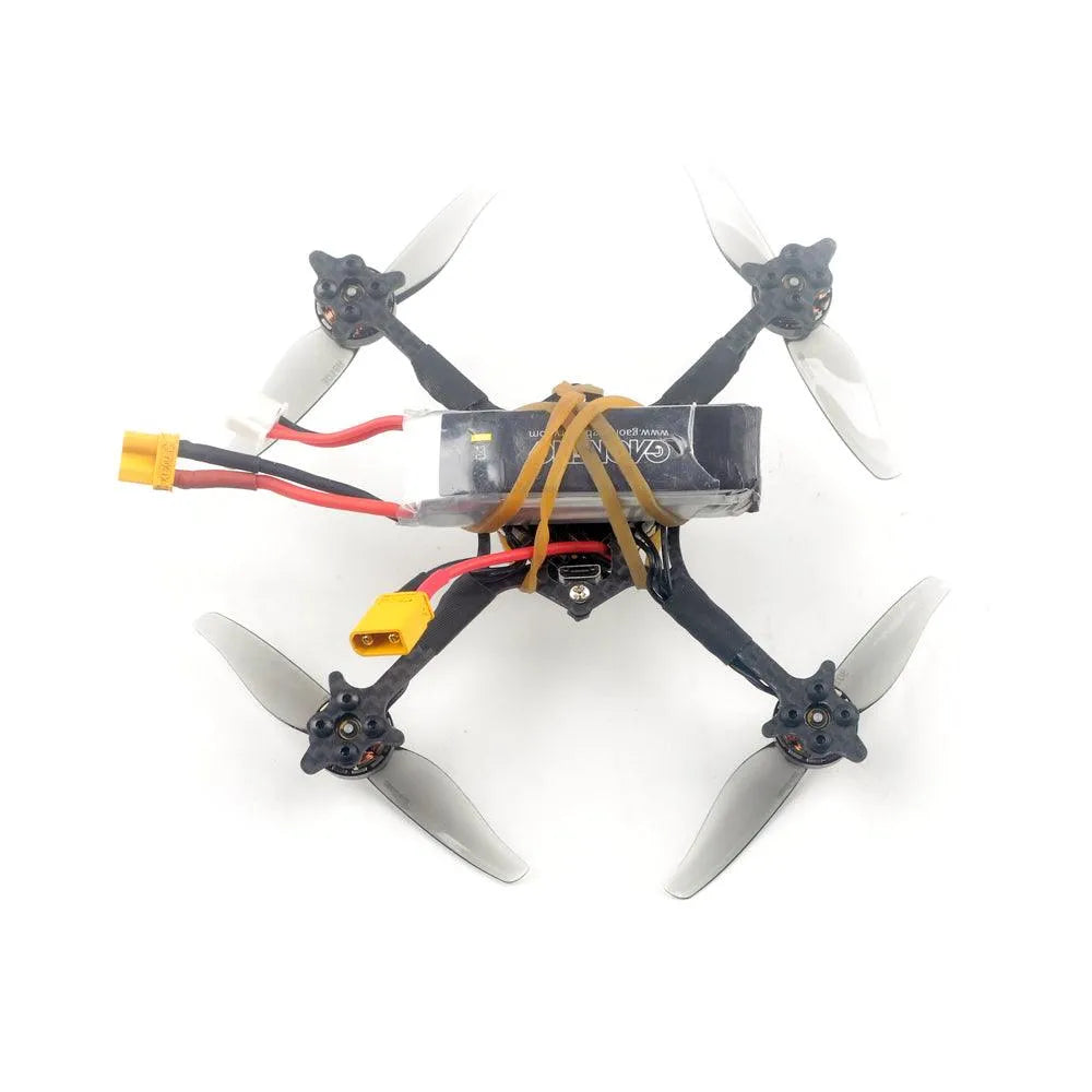 Happymodel Crux3 3 Inch Brushless FPV Drone - 1-2S Toothpick Quadcopter with Frsky SPI, Flysky SPI, DSM2/X SPI, RXSR & TBS Receiver - Perfect for Indoor Racing, Freestyle Flying & FPV Drone Training