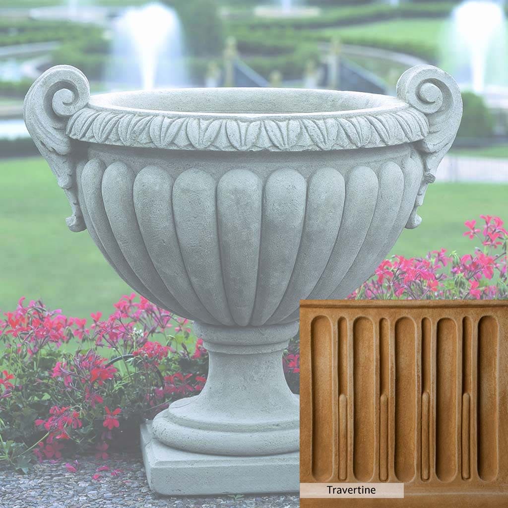 Campania International Longwood Volute Handle Urn - Elegant Garden Planter for Outdoor Decor, Patio, and Landscape Design