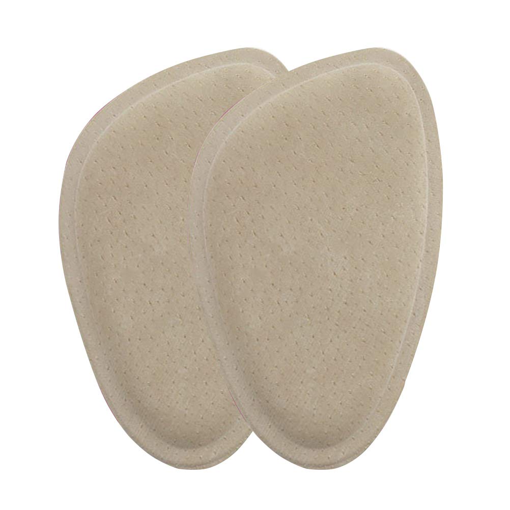 DOITOOL Anti-Slip High Heel Insoles for Women - Breathable Self-Adhesive Half Sole Pads, Invisible Cushion for Comfort & Stability (Apricot) - Perfect for Parties, Weddings & Work Wear