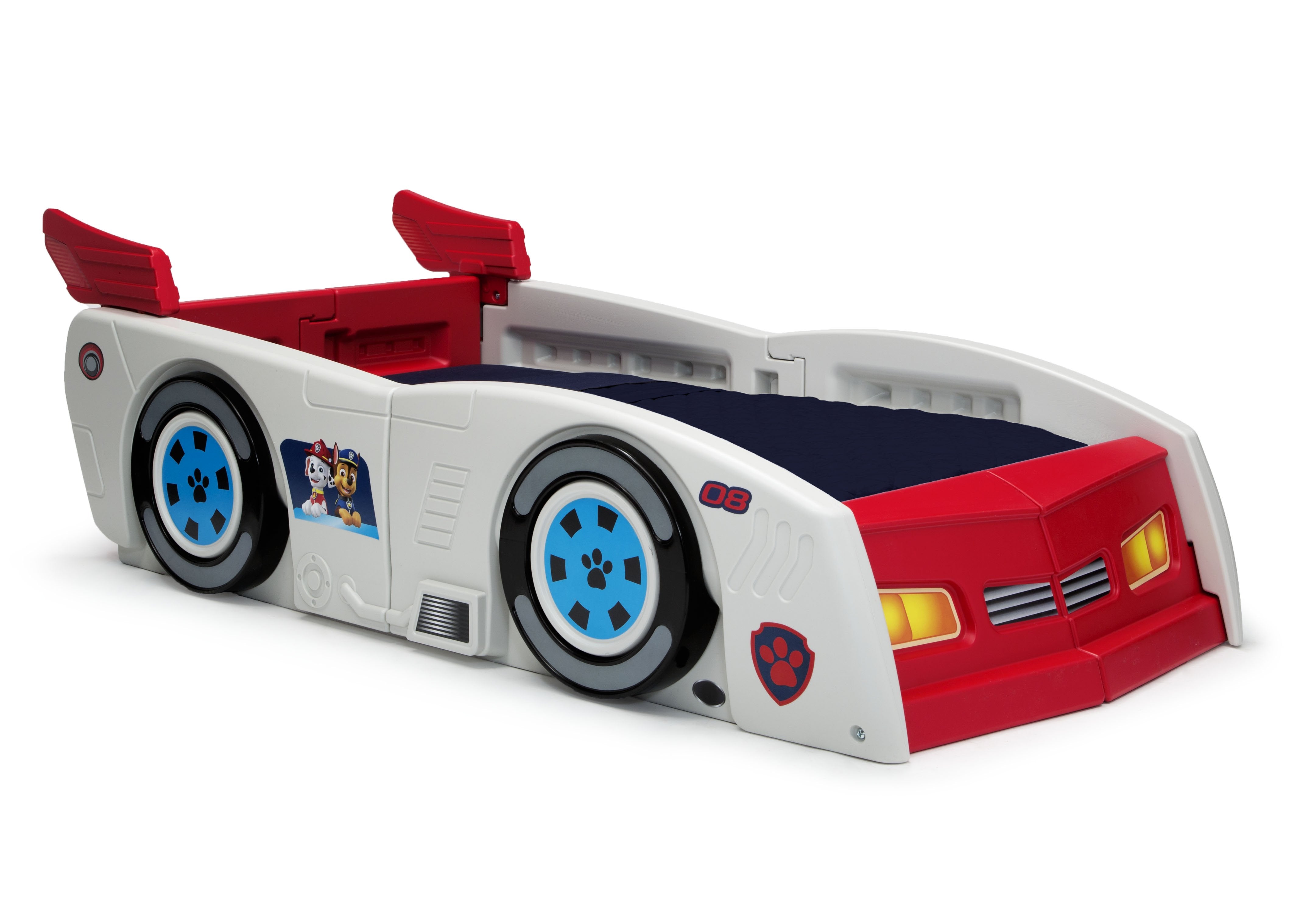 PAW Patrol Toddler and Twin Car Bed for Kids - Fun Themed Bedroom Furniture for Boys and Girls - Perfect for Playtime and Nap Time