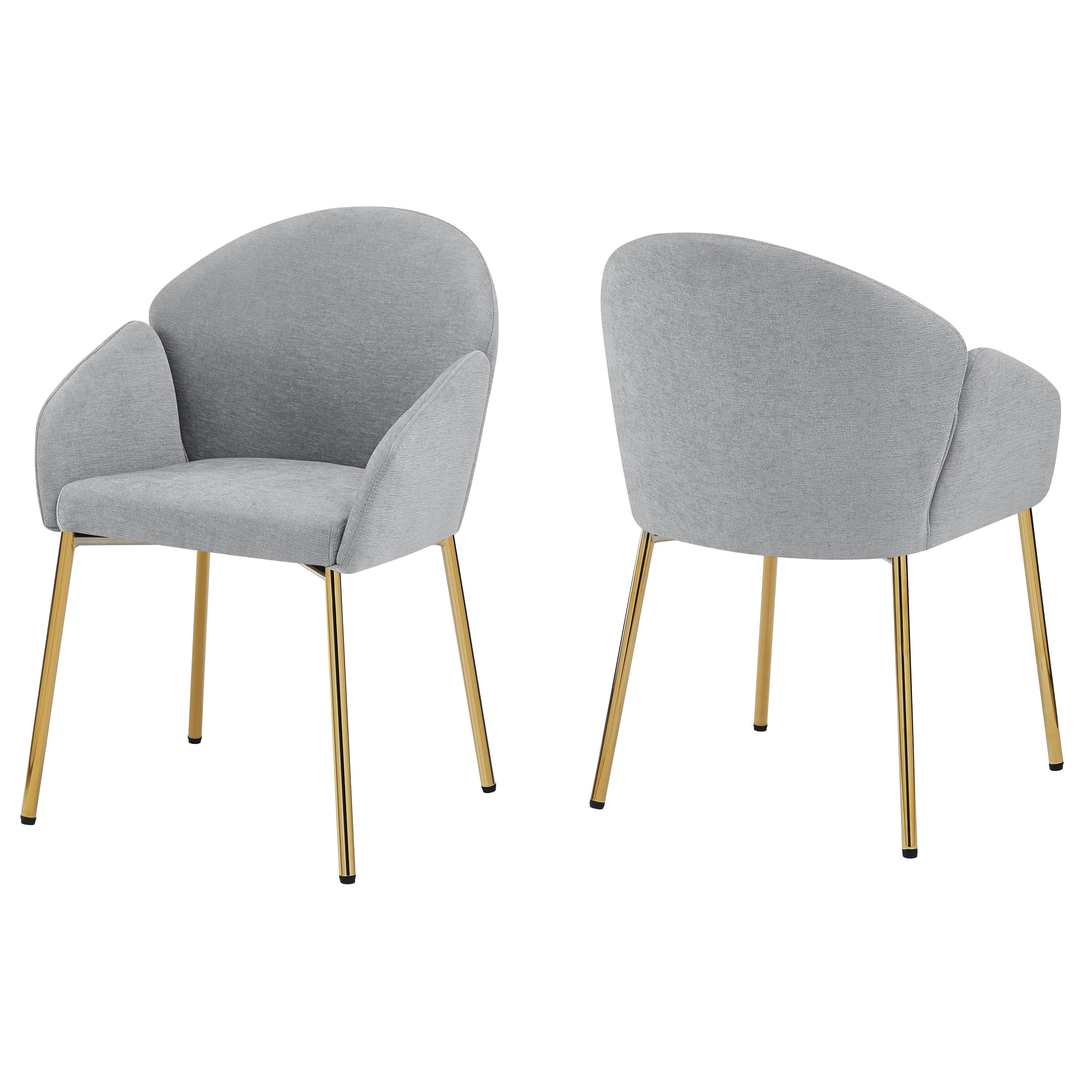 Modern Dining Chairs Set of 2 - Sturdy Wooden Kitchen Chairs with Padded Seats - Comfortable Home Dining Room Furniture for Kitchen, Breakfast Nook, and Small Spaces