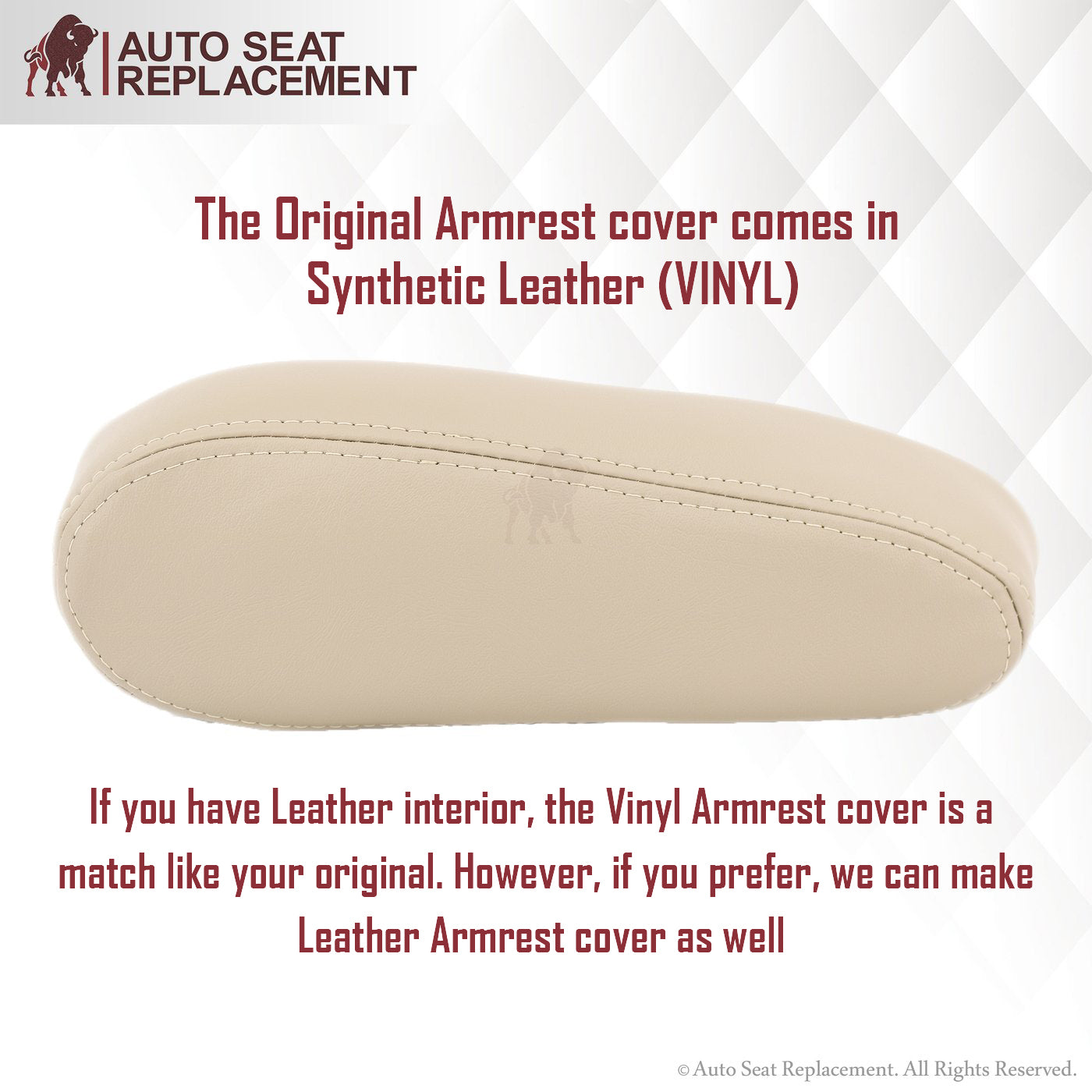2003-2006 Chevy Tahoe Suburban Custom Fit Seat Covers - Light Tan Leather Look - Front & Rear Bench Protection - Perfect for Road Trips & Family Adventures