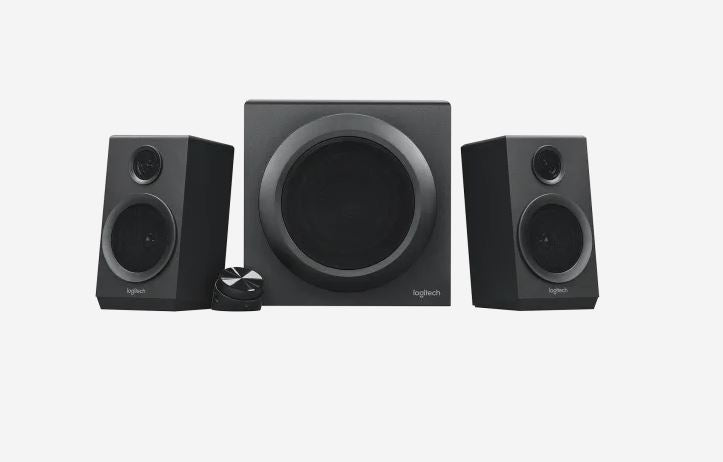 Logitech Z333 2.1 Multimedia Speaker System with Subwoofer - 80W Powerful Sound for PC, Gaming, Movies & Music - Home & Office Audio Solution