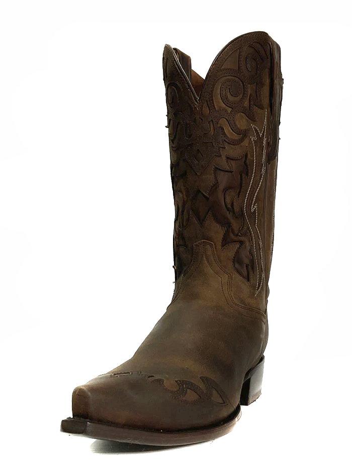 Dan Post DP3179 Men's Denton Leather Boots - All Over Tan - Western Cowboy Boots for Men - Perfect for Rodeo, Country Music Festivals & Casual Wear