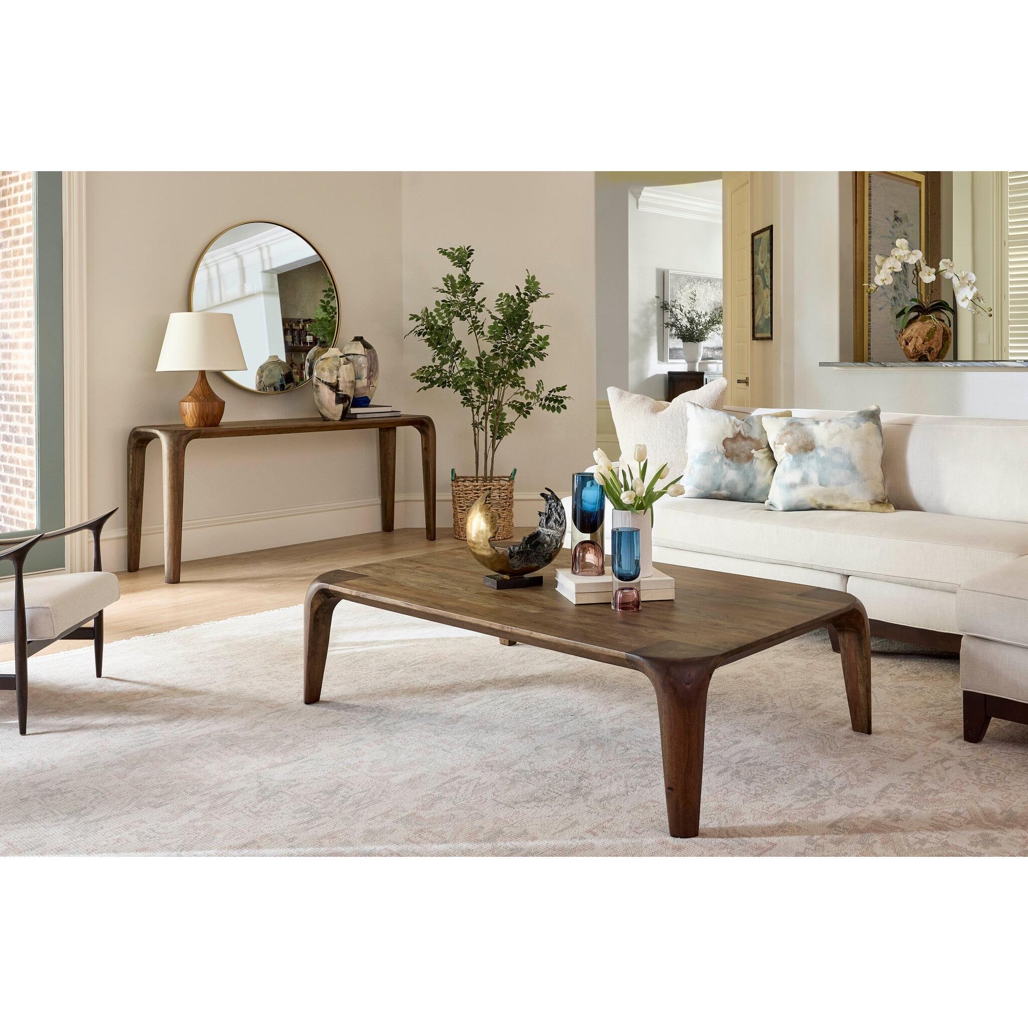 Cyan Design 11741 Natural Wood Coffee Table - Medium Size Rustic Living Room Furniture for Home Decor & Cozy Gatherings