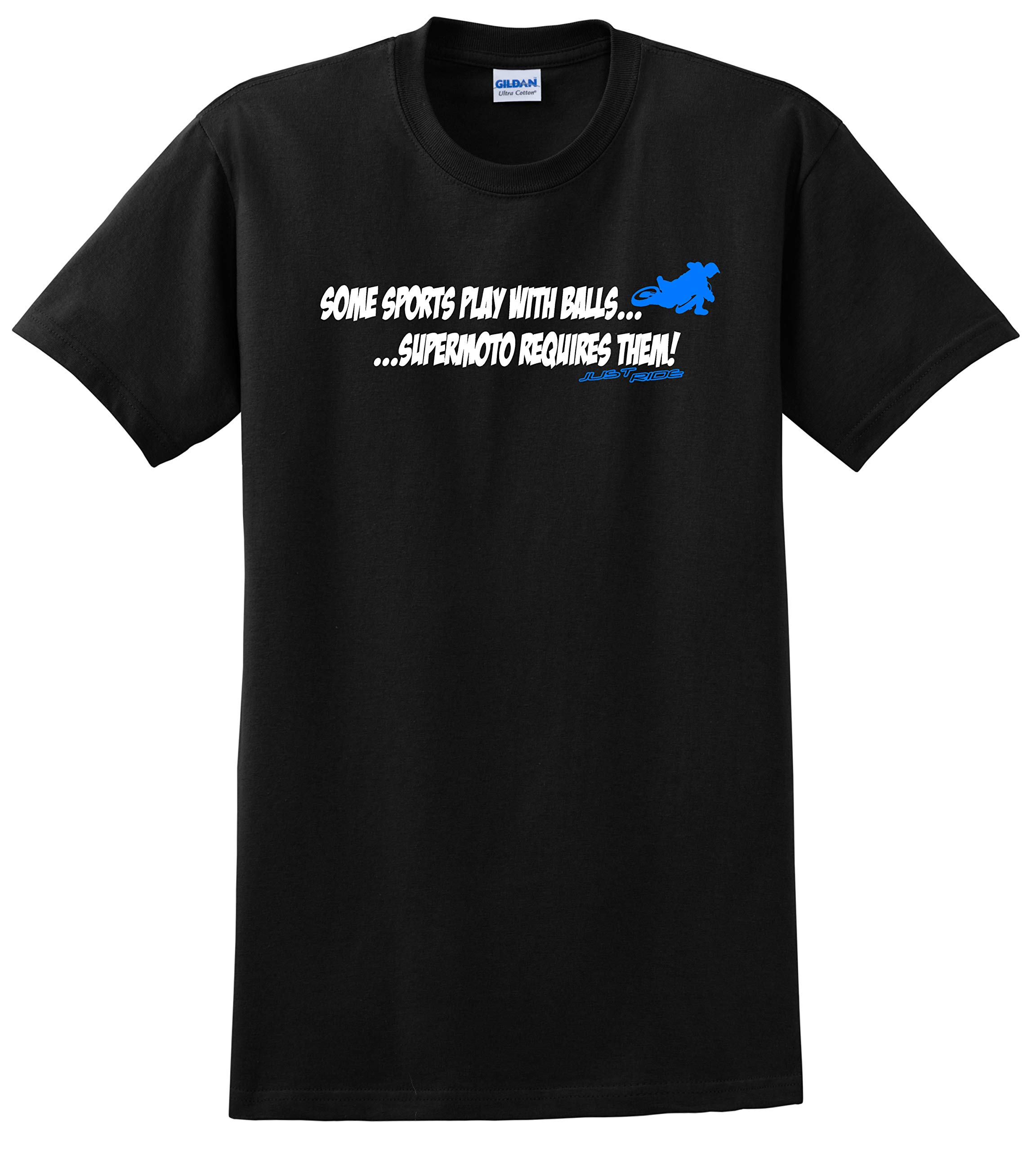Just Ride Supermoto T-Shirt - Premium Motorcycle Racing Tee for Supermoto Enthusiasts - Perfect for Riding, Racing & Motorcycle Events
