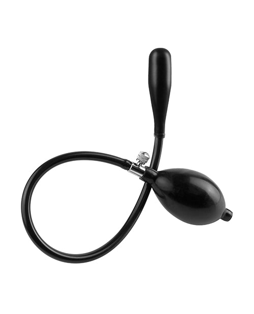 Anal Fantasy Collection Inflatable Silicone Butt Plug Expander 3 Inch Black - Adult Toy for Couples & Solo Play, BDSM Accessory
